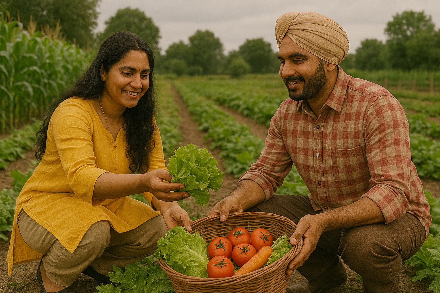Vegetable Harvesting